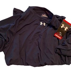 Under armor heat gear men’s medium navy shirt